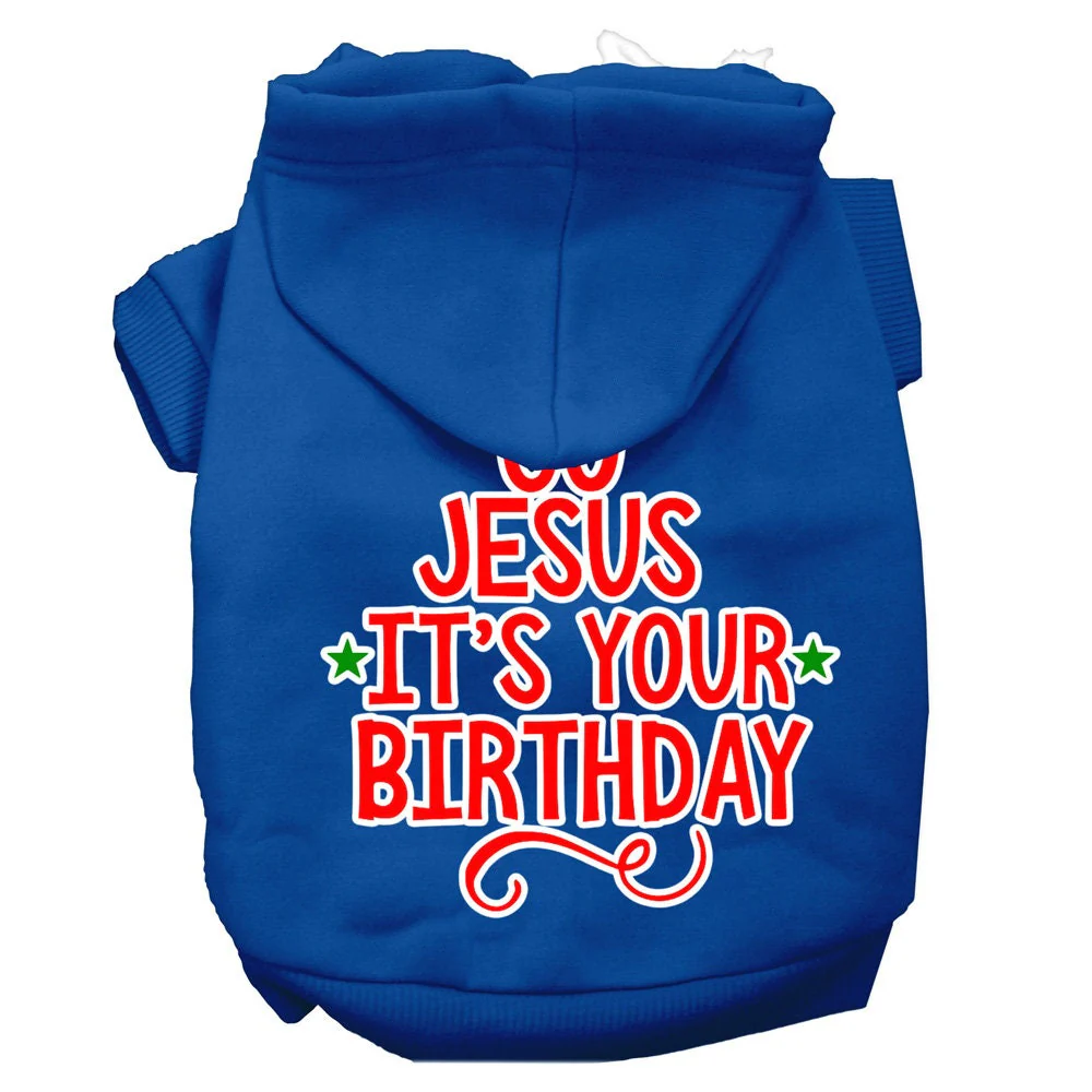 Christmas Pet Hoodie "Go Jesus, It's Your Birthday" - Image 4
