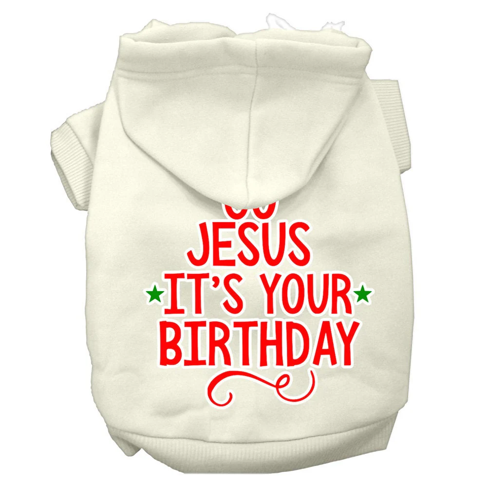 Christmas Pet Hoodie "Go Jesus, It's Your Birthday" - Image 5