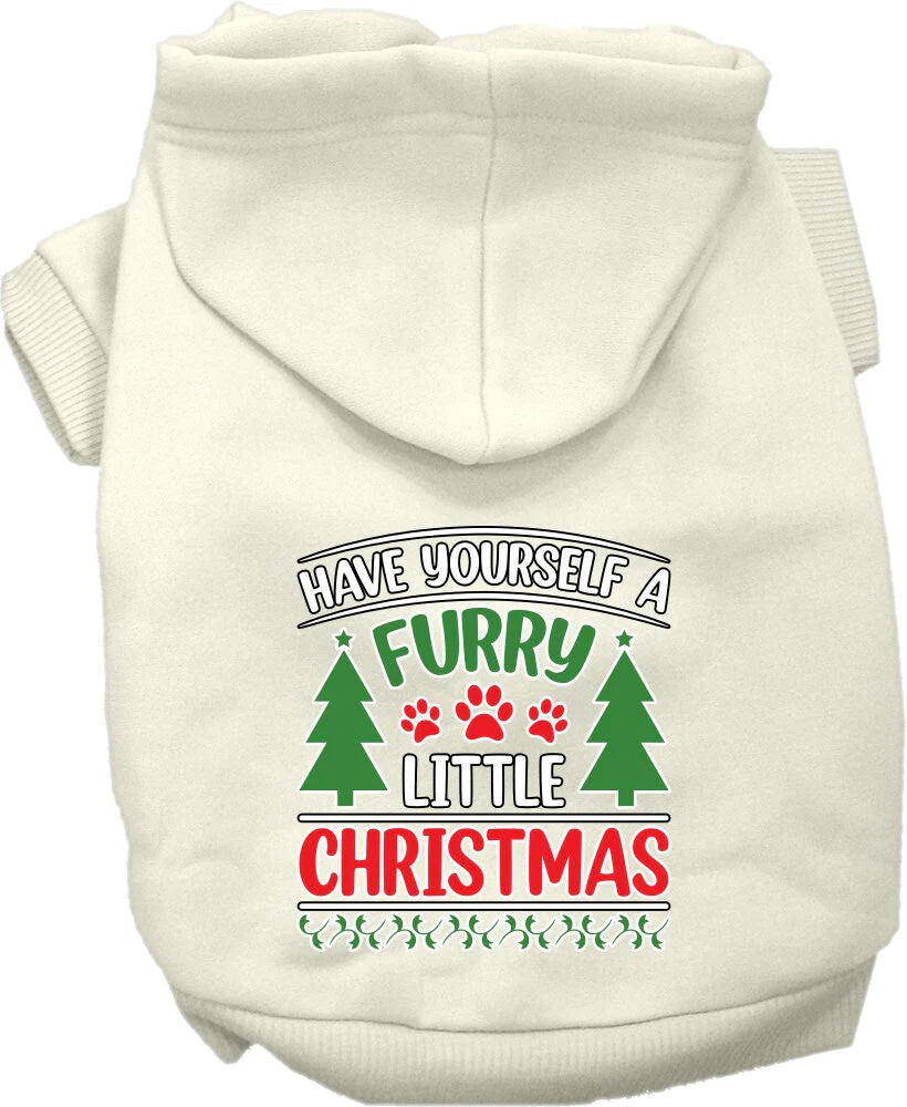 Christmas Pet Hoodie, "Have Yourself A Furry Little Christmas" - Image 5