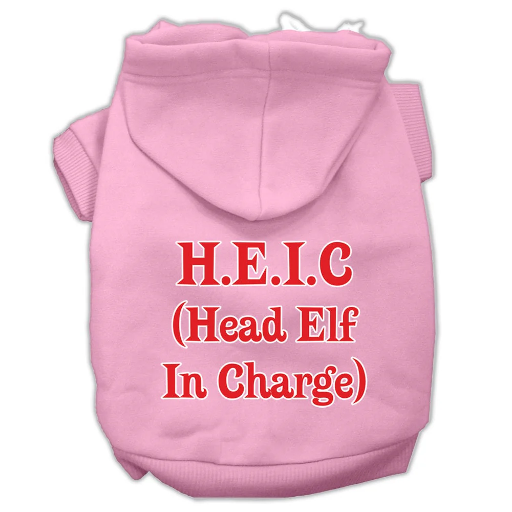 Christmas Pet Hoodie "Head Elf In Charge" - Image 7