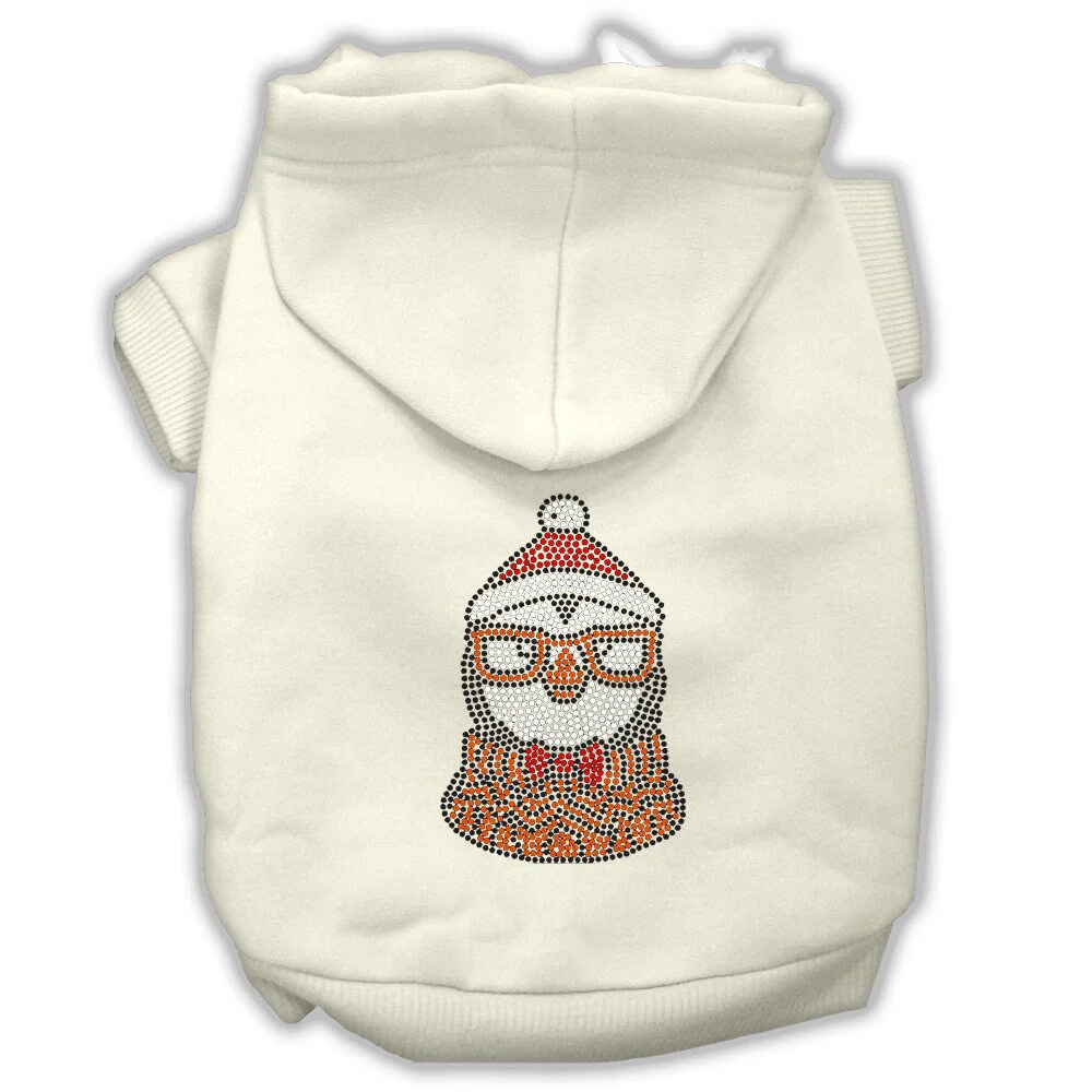 Christmas Pet Hoodie "Hipster Penguin" - Image 4