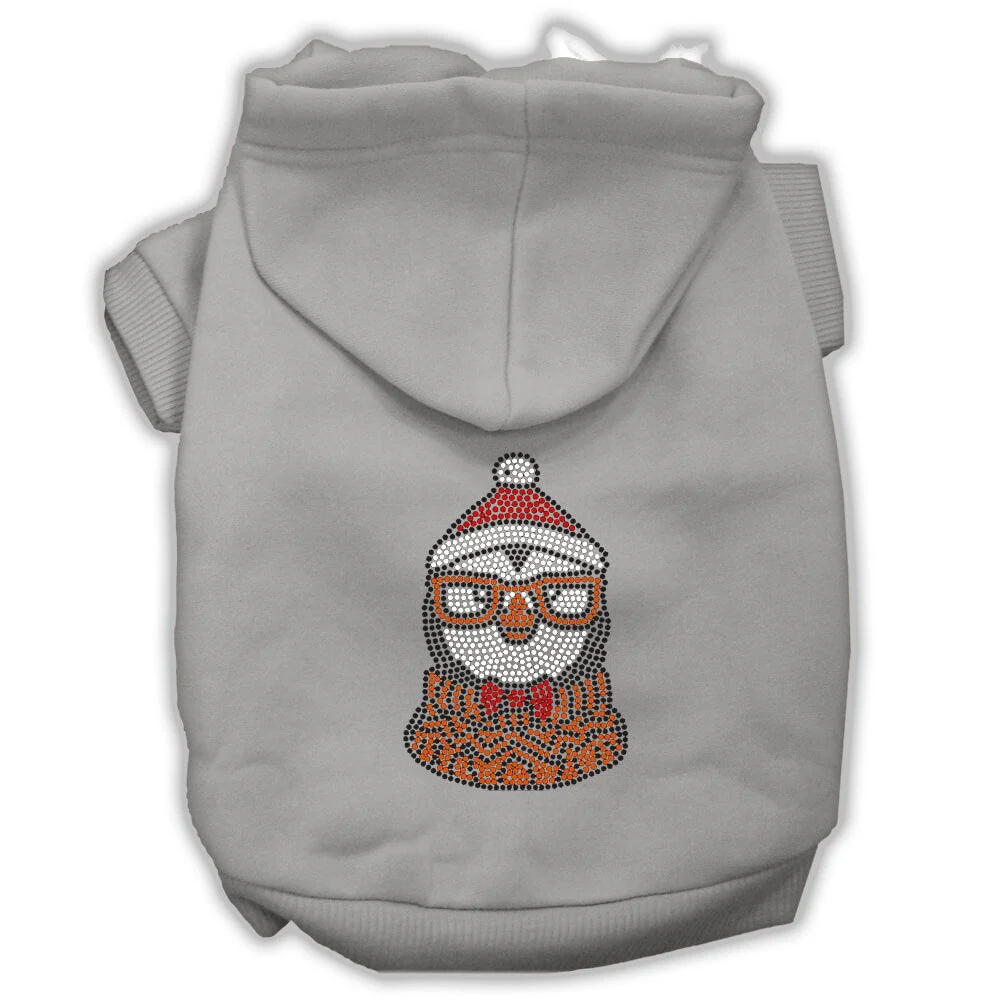 Christmas Pet Hoodie "Hipster Penguin" - Image 5