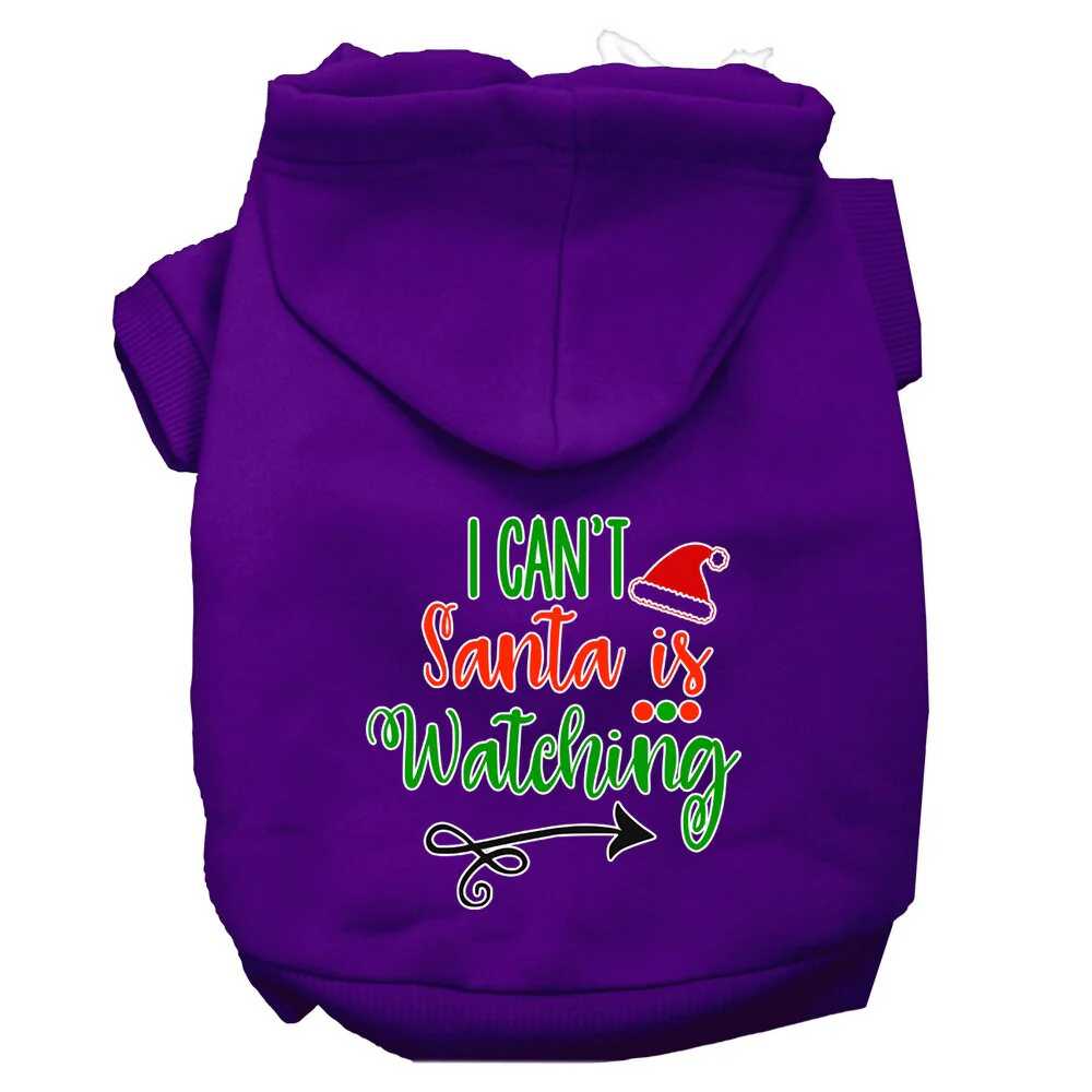 Christmas Pet Hoodie "I Can't, Santa Is Watching" - Image 10