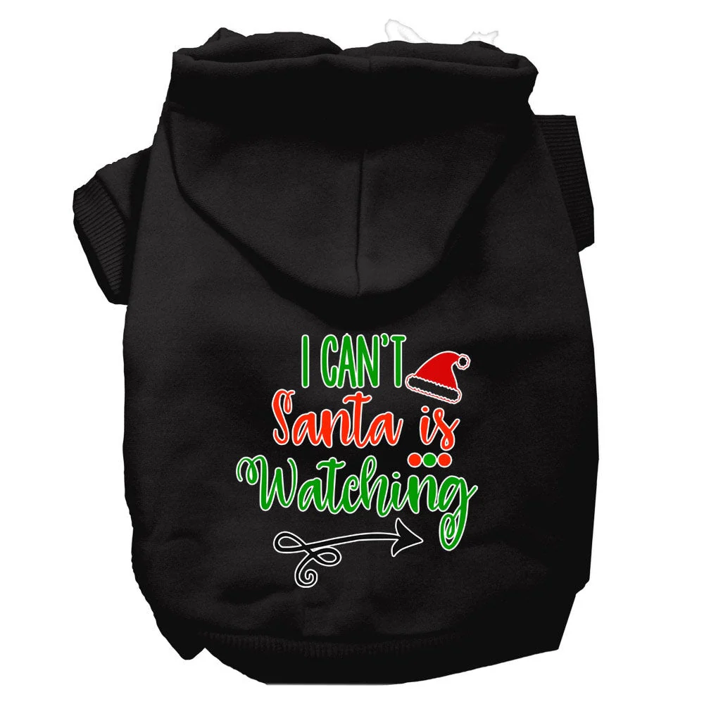 Christmas Pet Hoodie "I Can't, Santa Is Watching" - Image 3