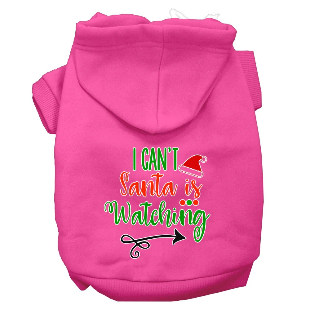 Christmas Pet Hoodie "I Can't, Santa Is Watching" - Image 4
