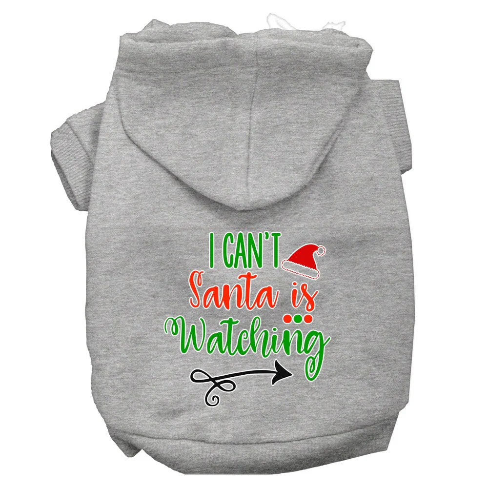 Christmas Pet Hoodie "I Can't, Santa Is Watching" - Image 7