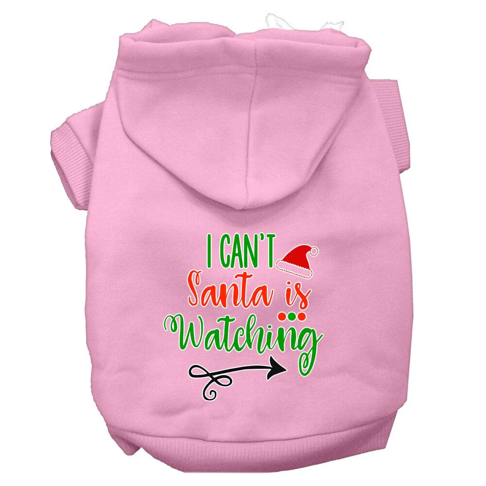 Christmas Pet Hoodie "I Can't, Santa Is Watching" - Image 9