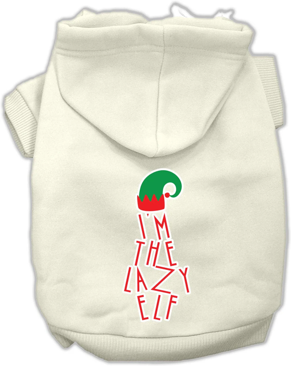 Christmas Pet Hoodie "I'm The Lazy Elf" - Image 3