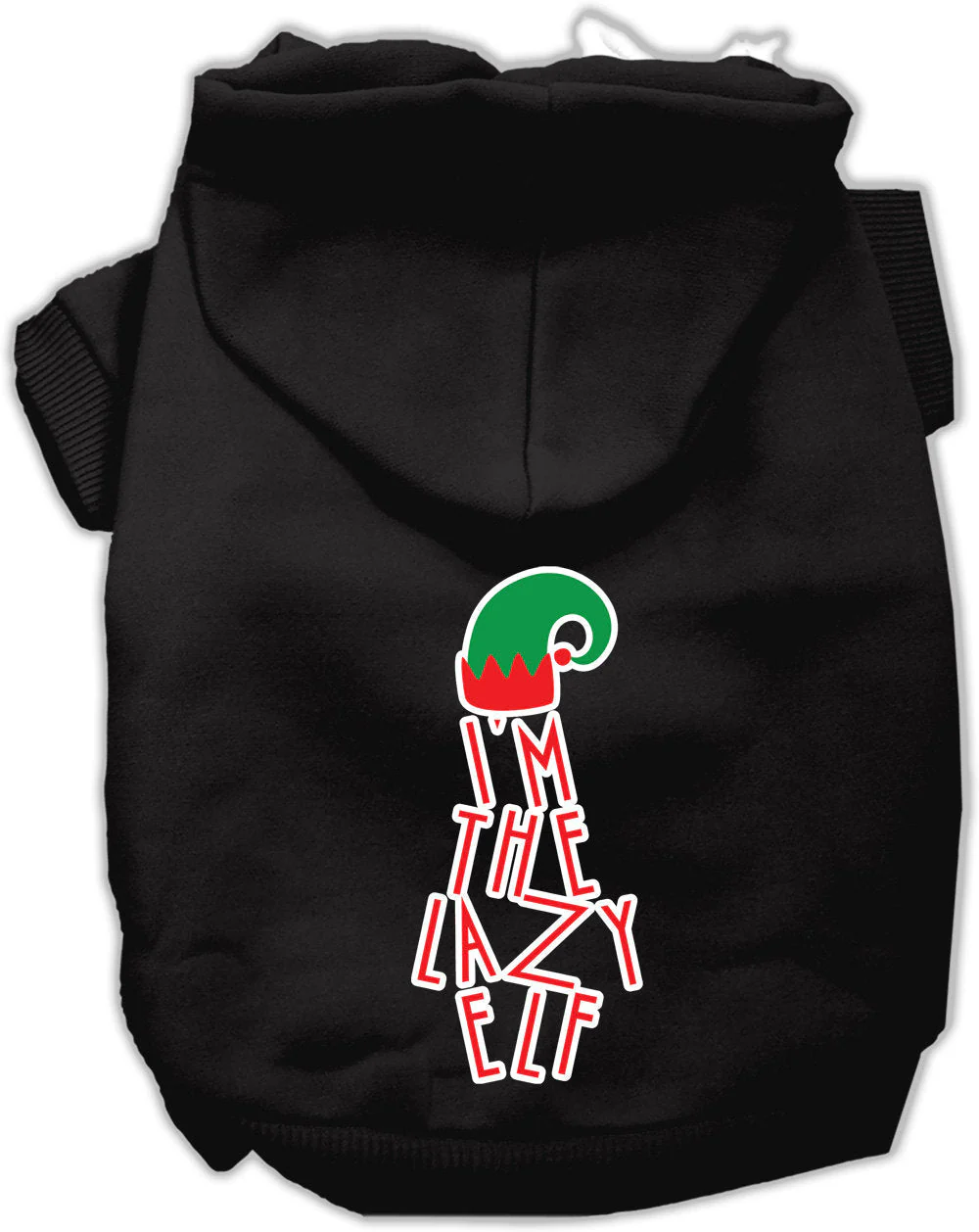Christmas Pet Hoodie "I'm The Lazy Elf" - Image 4