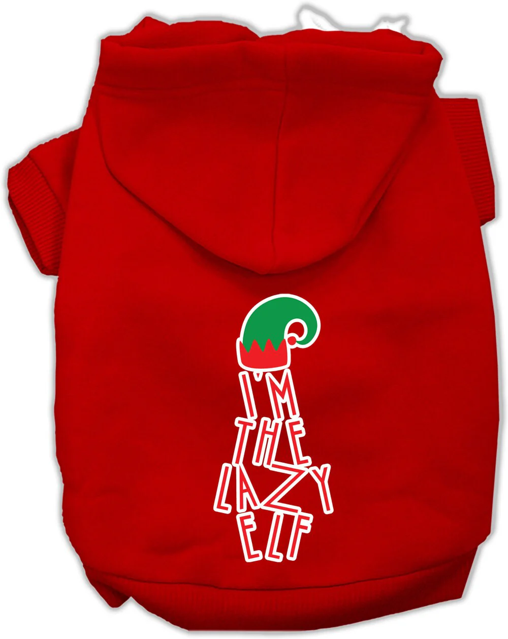 Christmas Pet Hoodie "I'm The Lazy Elf" - Image 8