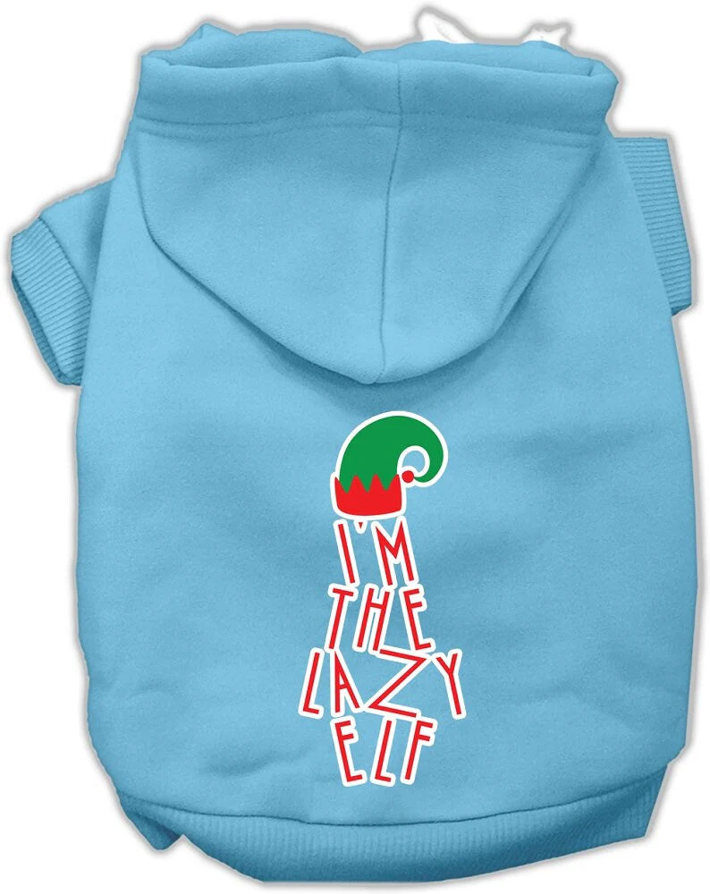 Christmas Pet Hoodie "I'm The Lazy Elf" - Image 9