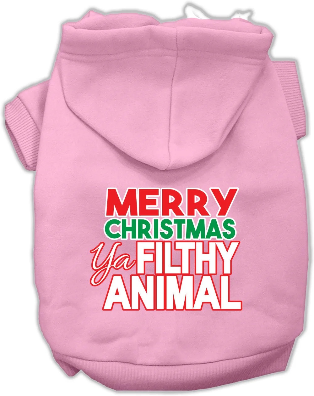 Christmas Pet Hoodie "Merry Christmas Ya Filthy Animal" - Image 10