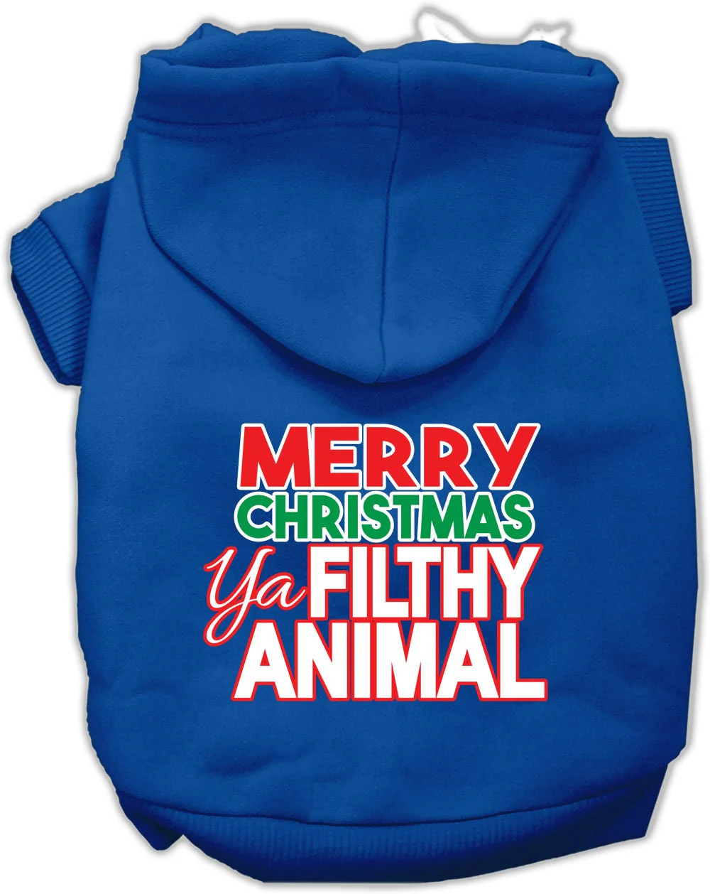 Christmas Pet Hoodie "Merry Christmas Ya Filthy Animal" - Image 6