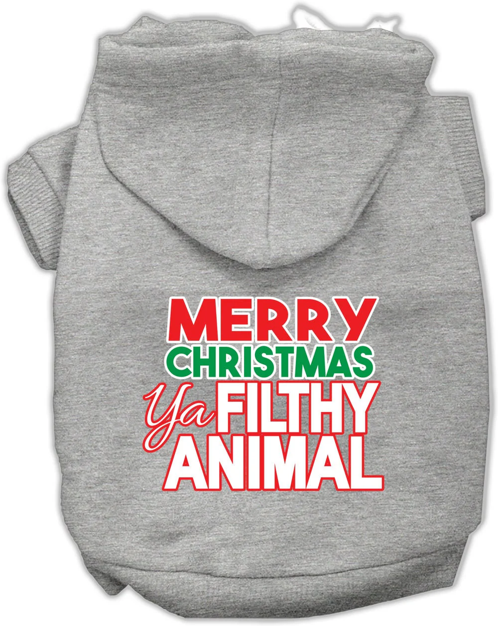 Christmas Pet Hoodie "Merry Christmas Ya Filthy Animal" - Image 7