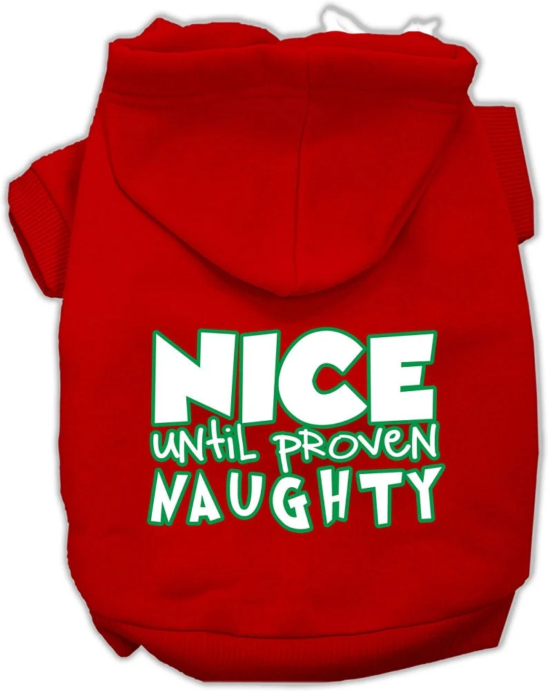 Christmas Pet Hoodie "Nice Until Proven Naughty" - Image 4