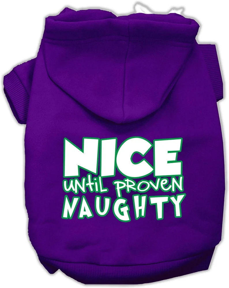 Christmas Pet Hoodie "Nice Until Proven Naughty" - Image 6