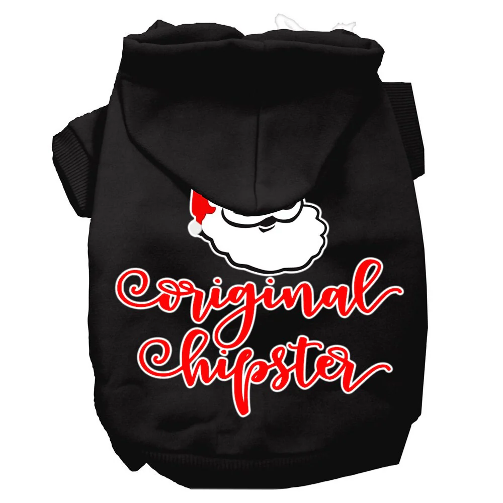 Christmas Pet Hoodie "Original Hipster" - Image 3