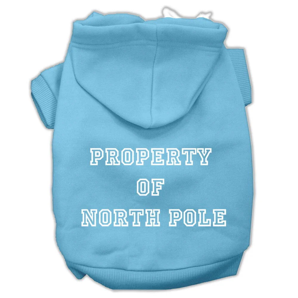 Christmas Pet Hoodie "Property of North Pole" - Image 10