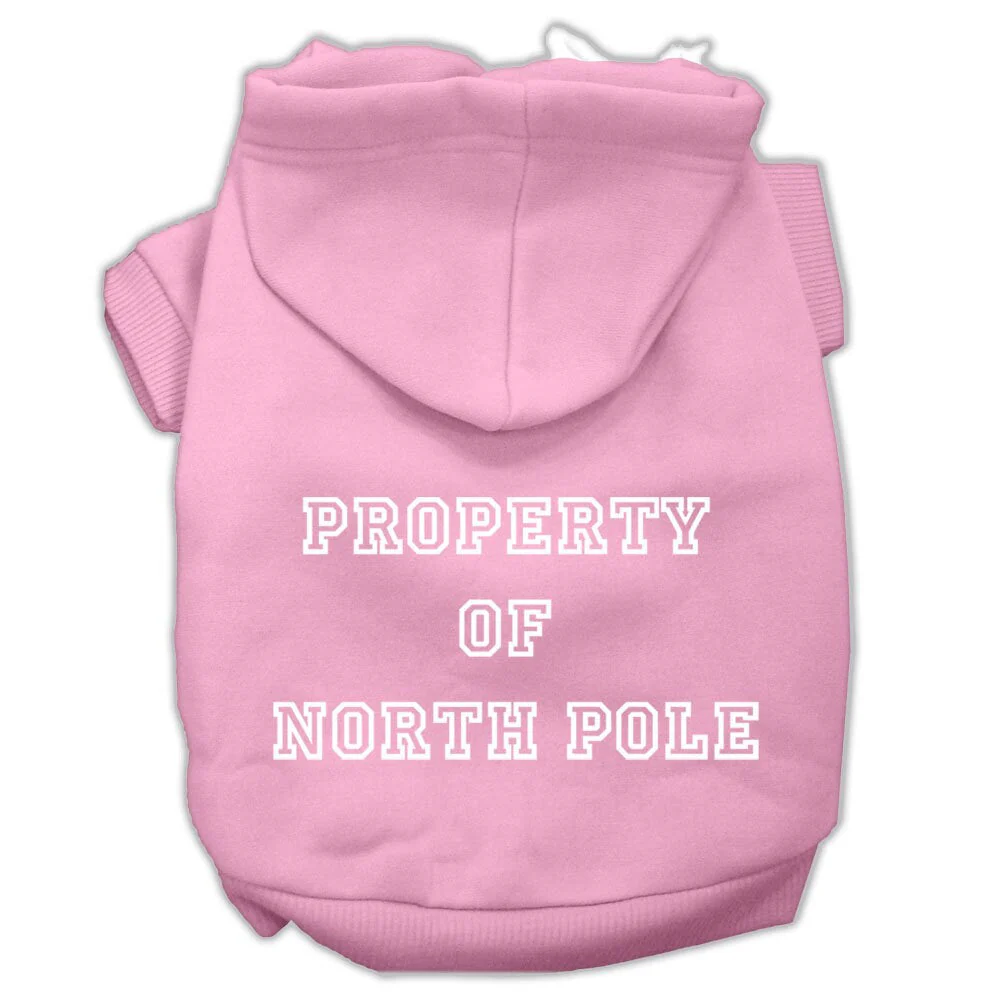 Christmas Pet Hoodie "Property of North Pole" - Image 6