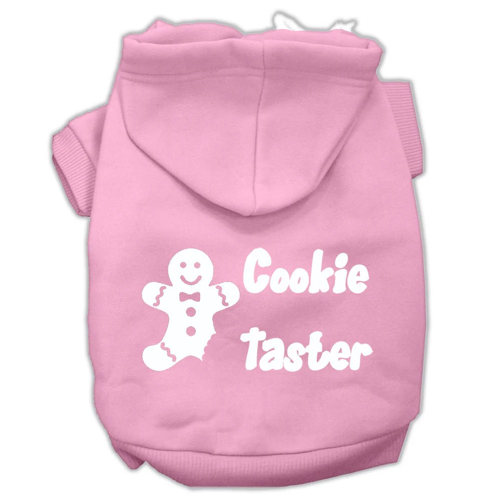 Christmas Pet Hoodie Screen Printed, "Cookie Taster" - Image 10