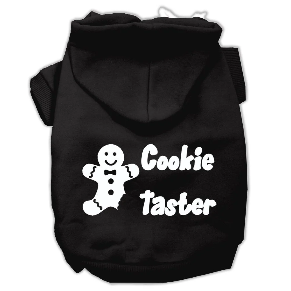 Christmas Pet Hoodie Screen Printed, "Cookie Taster" - Image 5