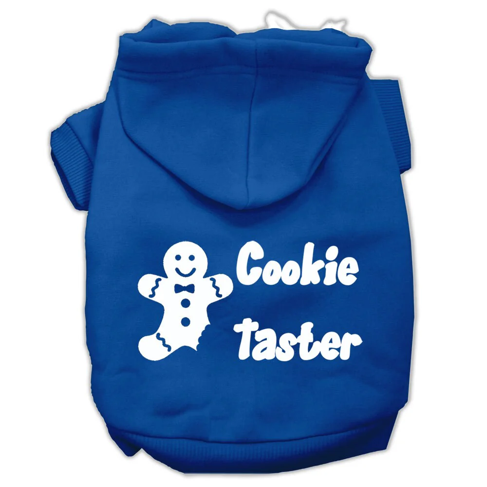 Christmas Pet Hoodie Screen Printed, "Cookie Taster" - Image 7
