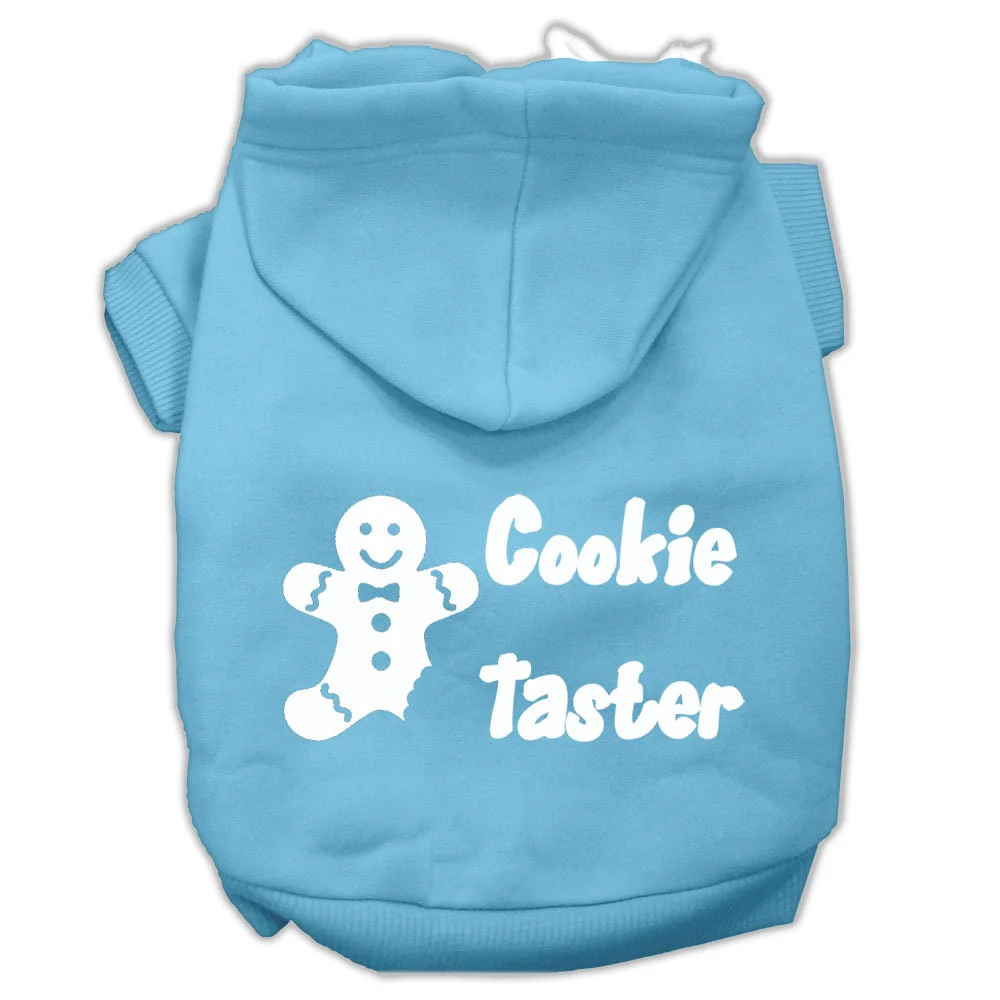 Christmas Pet Hoodie Screen Printed, "Cookie Taster" - Image 9