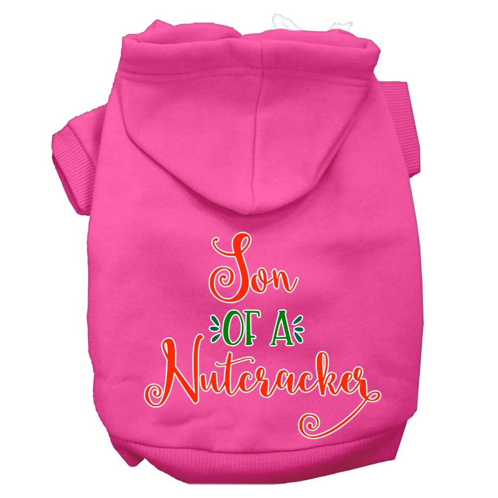 Christmas Pet Hoodie Screen Printed, "I Hope Rudolph Eats The Naughty List" - Image 9