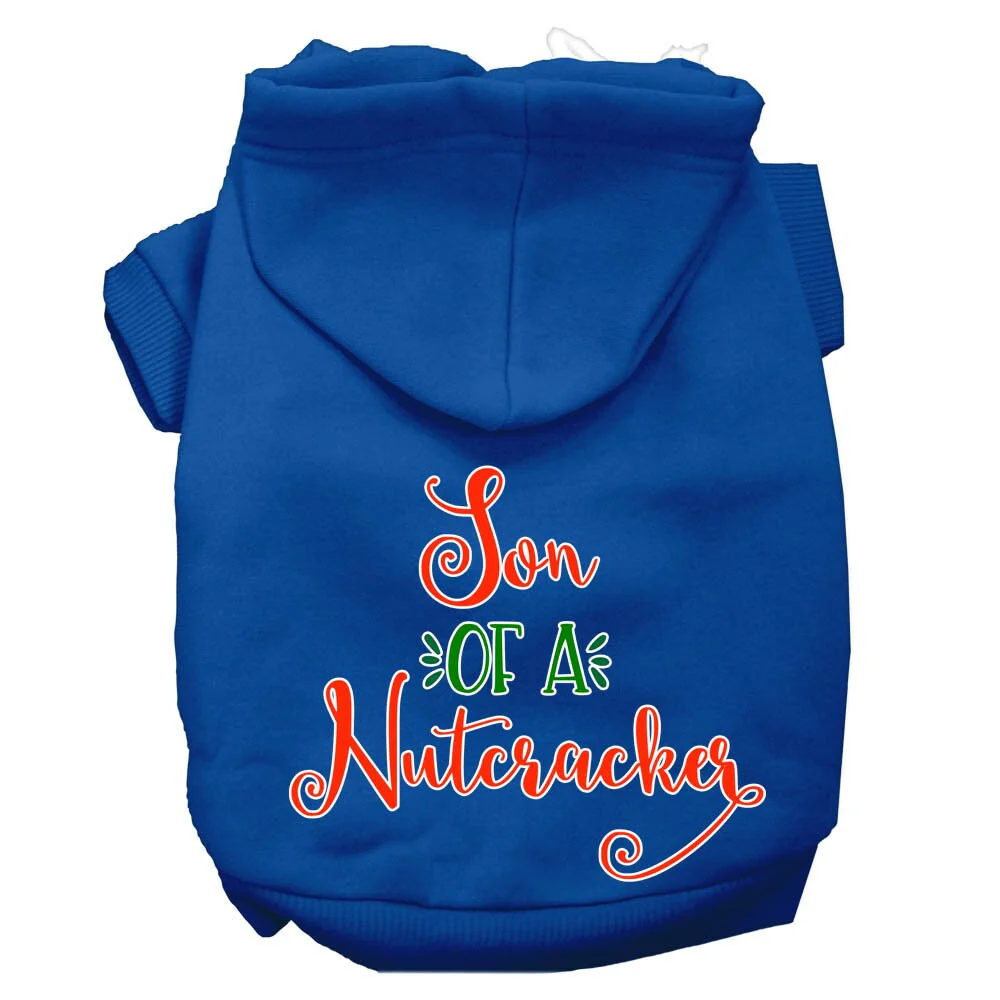 Christmas Pet Hoodie Screen Printed, "Son Of A Nutcracker" - Image 4