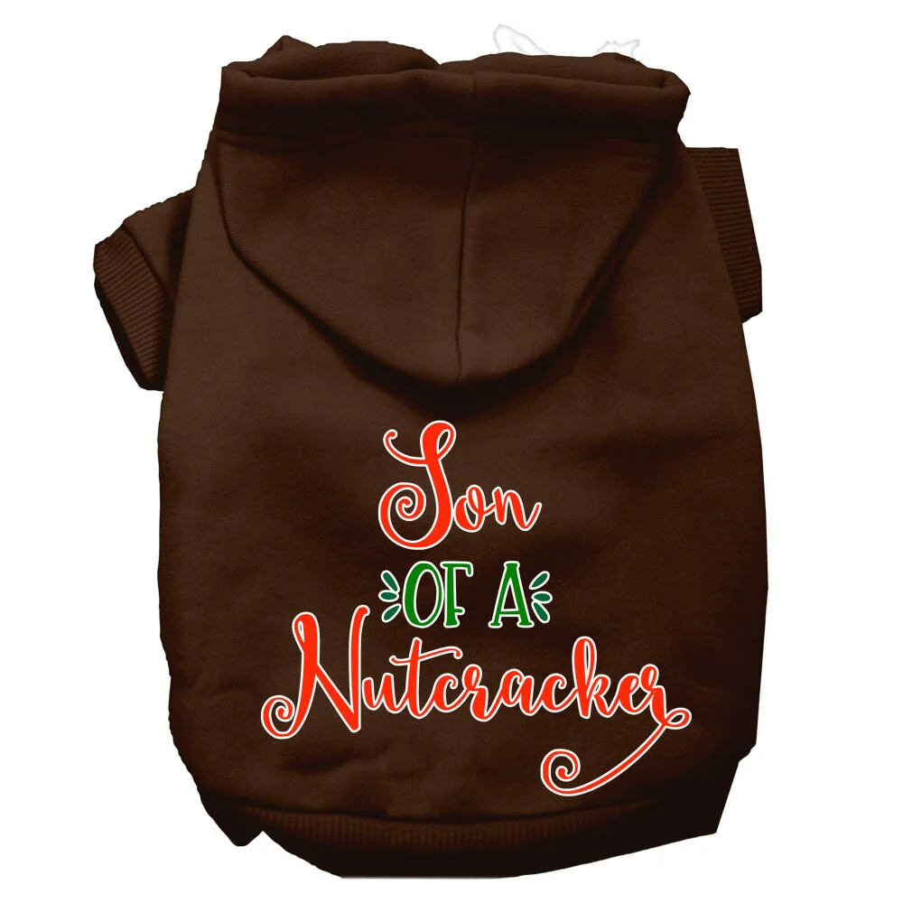 Christmas Pet Hoodie Screen Printed, "Son Of A Nutcracker" - Image 5