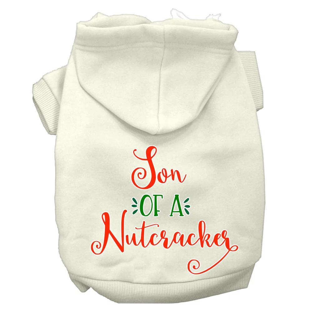 Christmas Pet Hoodie Screen Printed, "Son Of A Nutcracker" - Image 6
