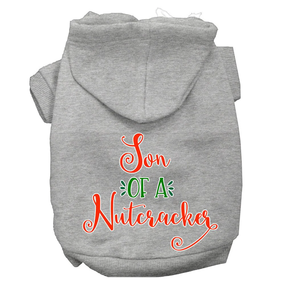 Christmas Pet Hoodie Screen Printed, "Son Of A Nutcracker" - Image 7