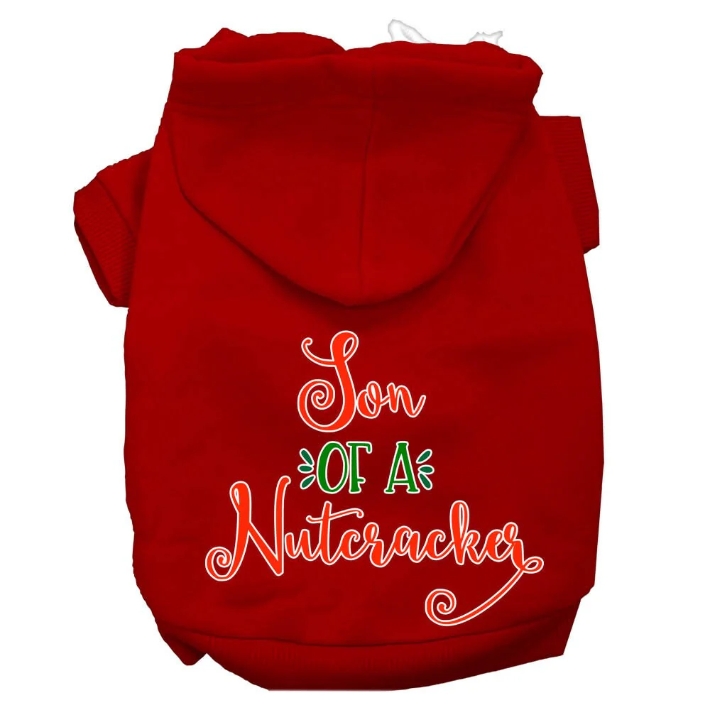 Christmas Pet Hoodie Screen Printed, "Son Of A Nutcracker" - Image 9