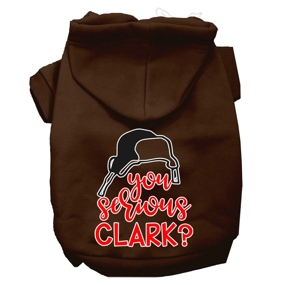Christmas Pet Hoodie Screen Printed, "You Serious Clark?" - Image 3