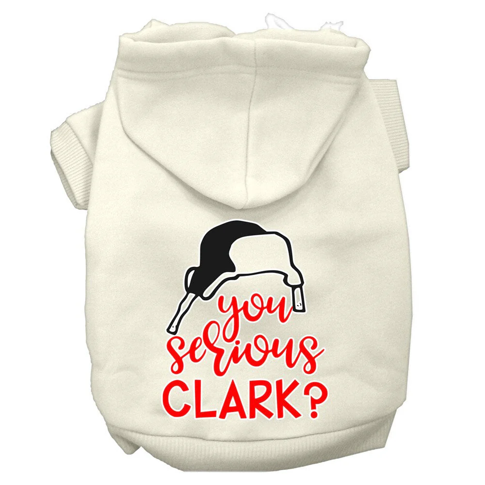 Christmas Pet Hoodie Screen Printed, "You Serious Clark?" - Image 4
