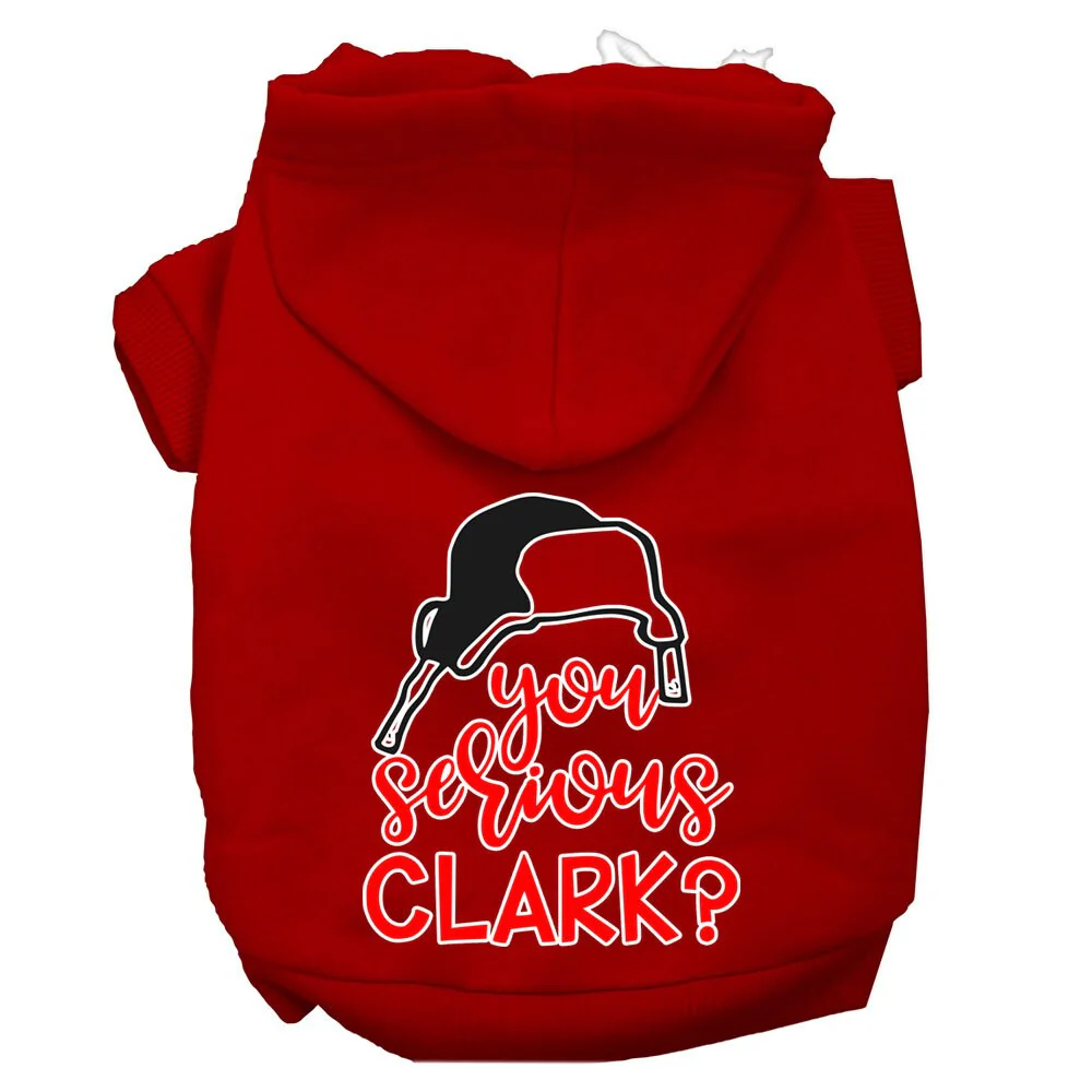 Christmas Pet Hoodie Screen Printed, "You Serious Clark?" - Image 6