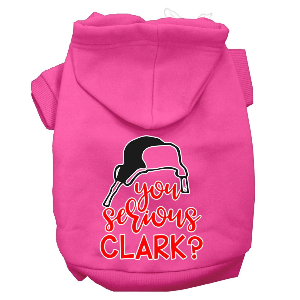 Christmas Pet Hoodie Screen Printed, "You Serious Clark?" - Image 7