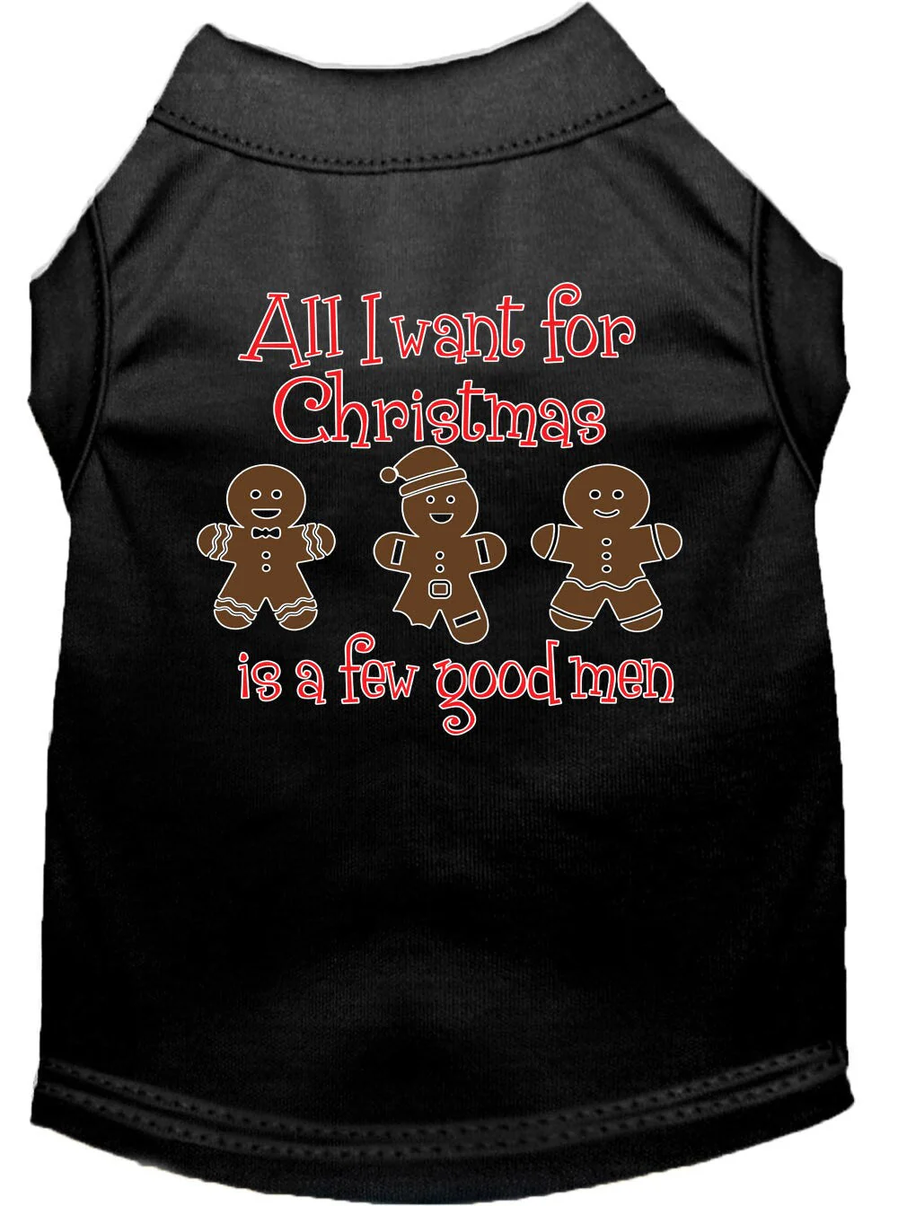 Christmas Pet Shirt "All I Want For Christmas Is A Few Good Men" - Image 3
