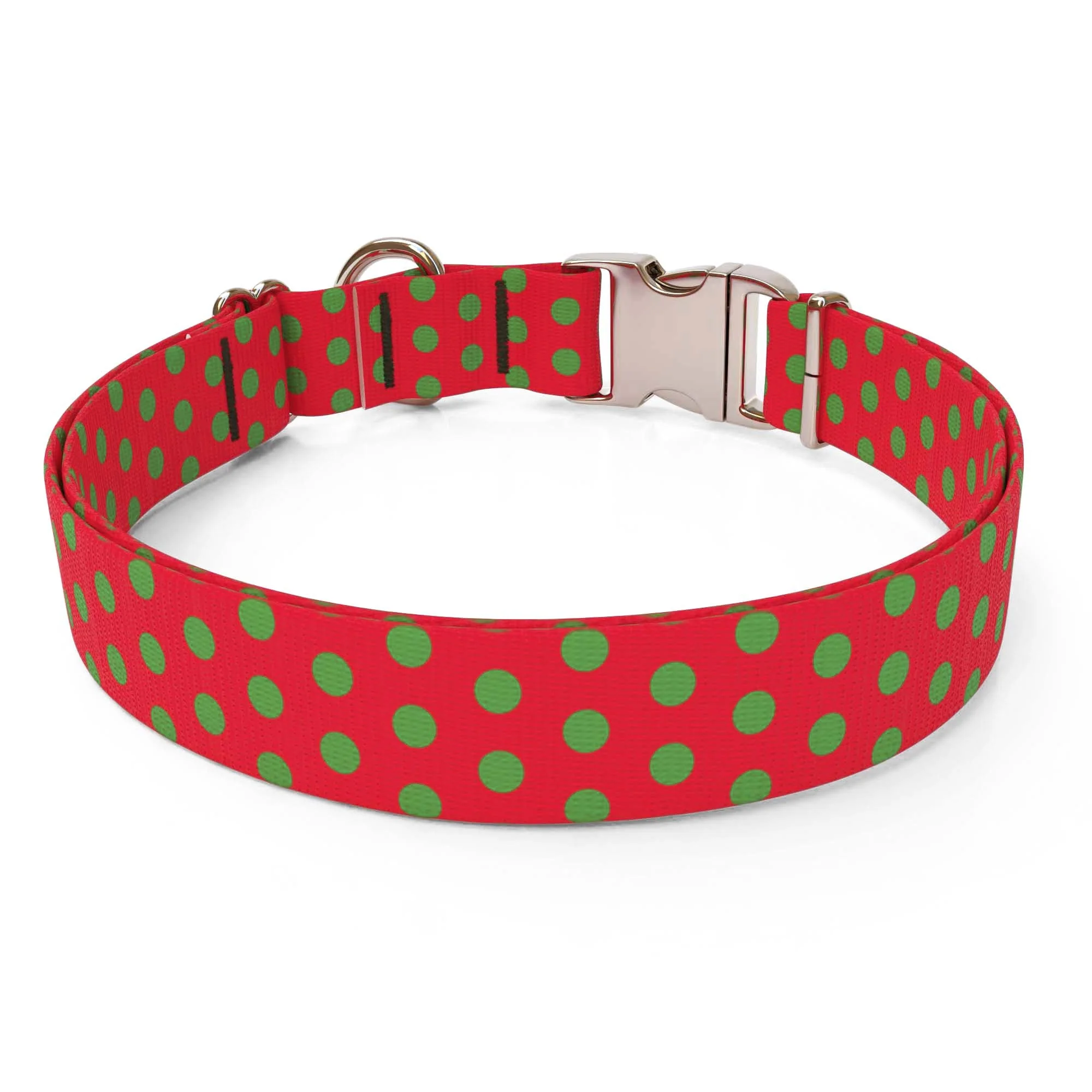 Christmas Polka Dot Dog Collar - Image 2