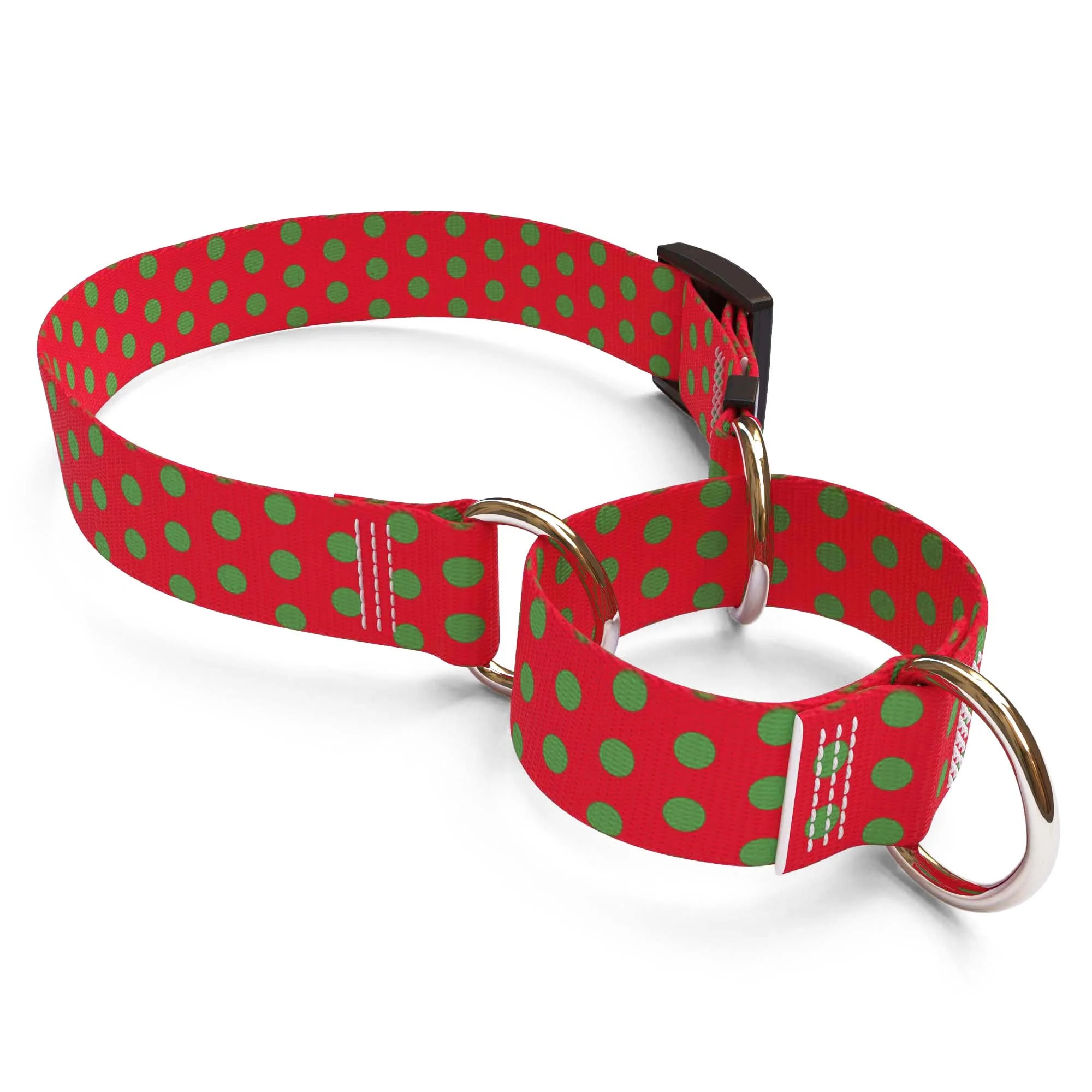 Christmas Polka Dot Dog Collar - Image 3