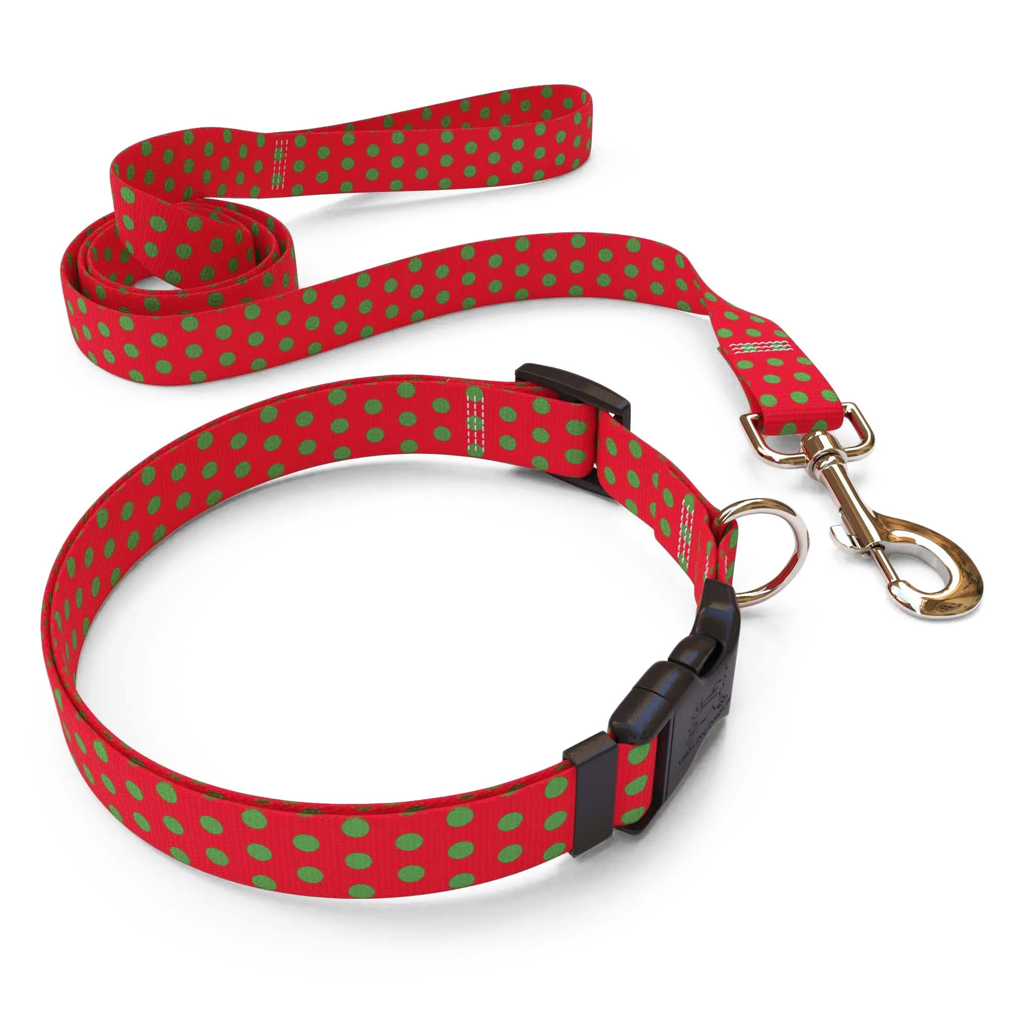 Christmas Polka Dot Dog Collar - Image 4