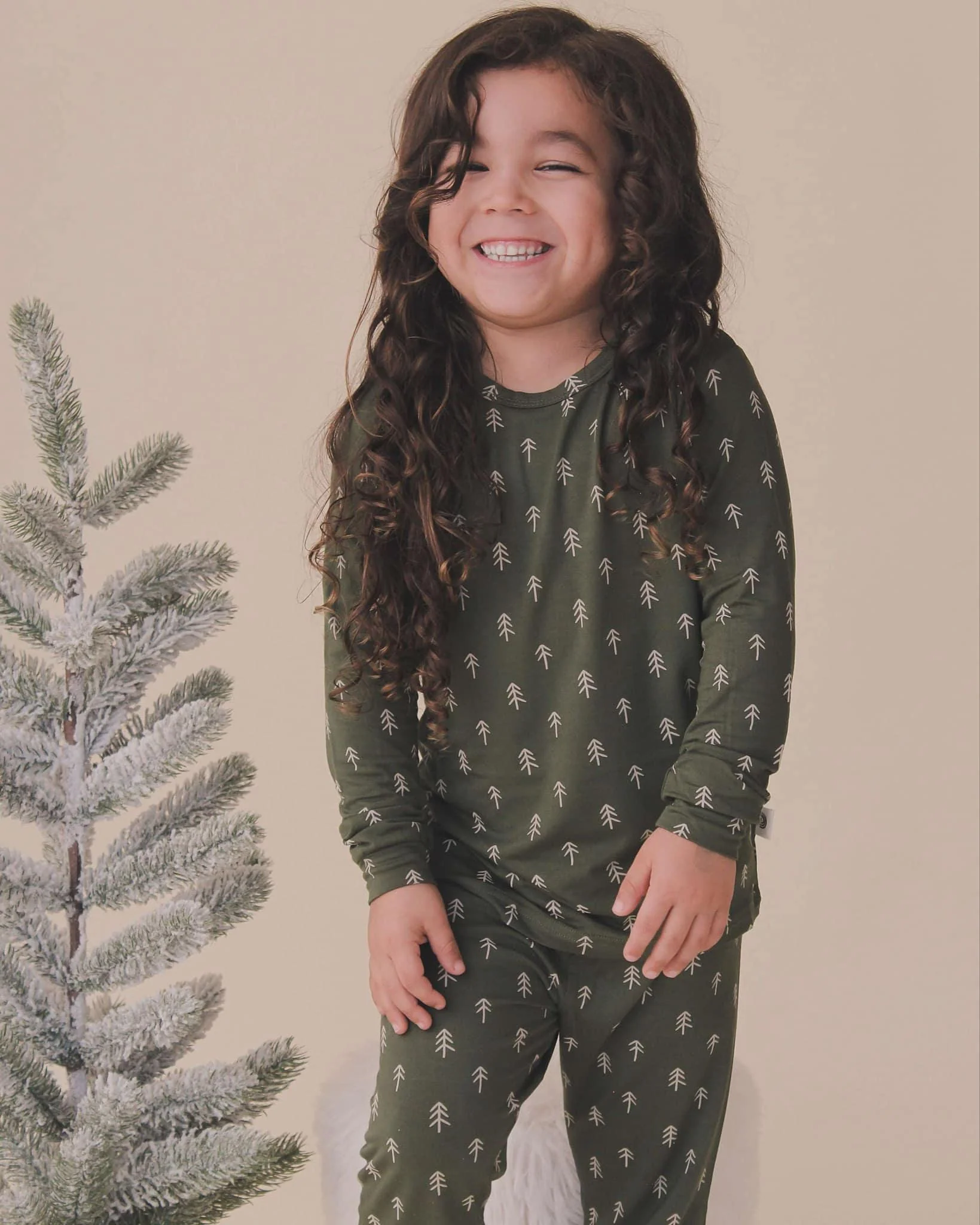 Christmas Tree Bamboo Pajamas - 2pc Set - Image 10