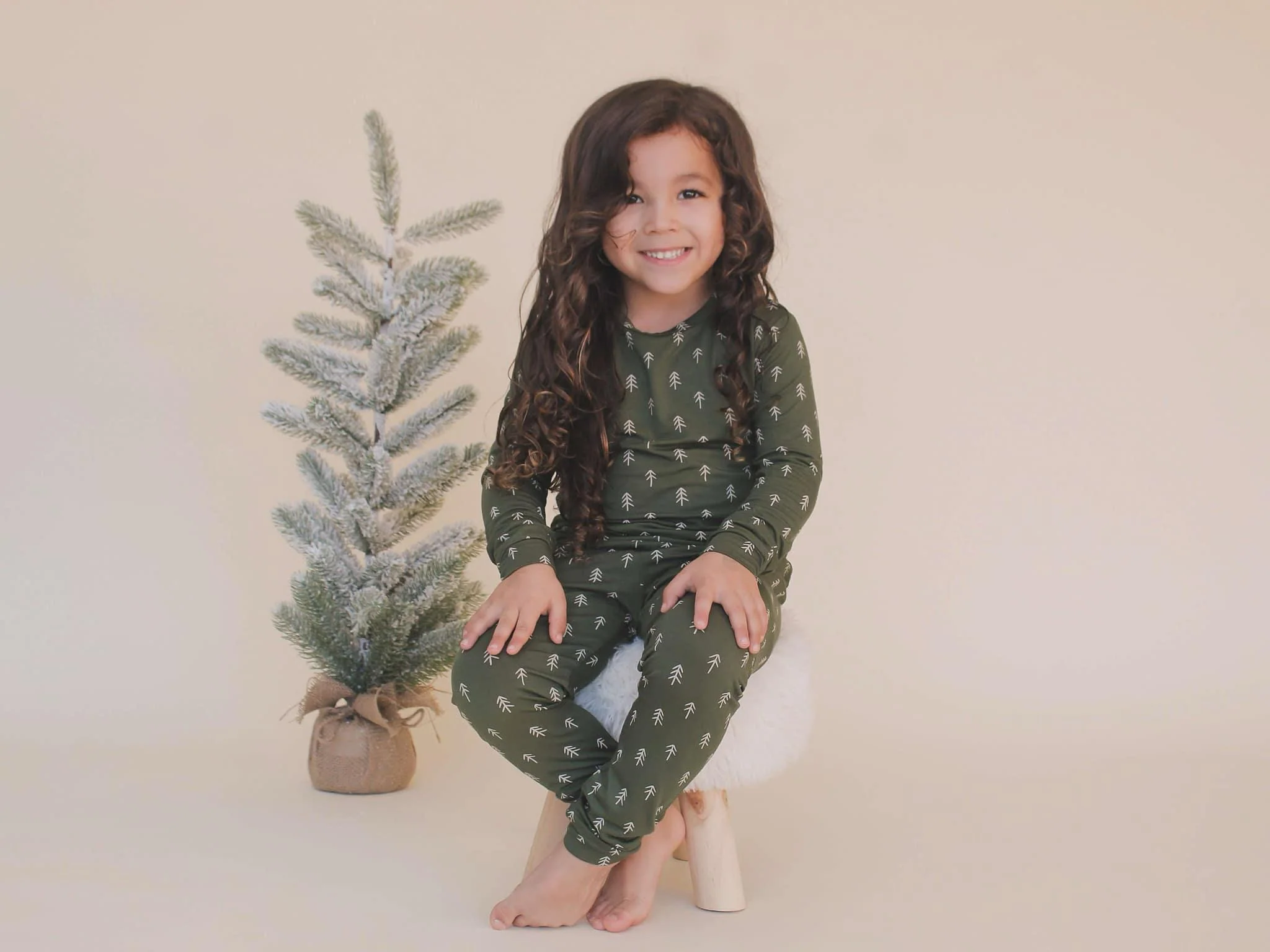 Christmas Tree Bamboo Pajamas - 2pc Set - Image 11