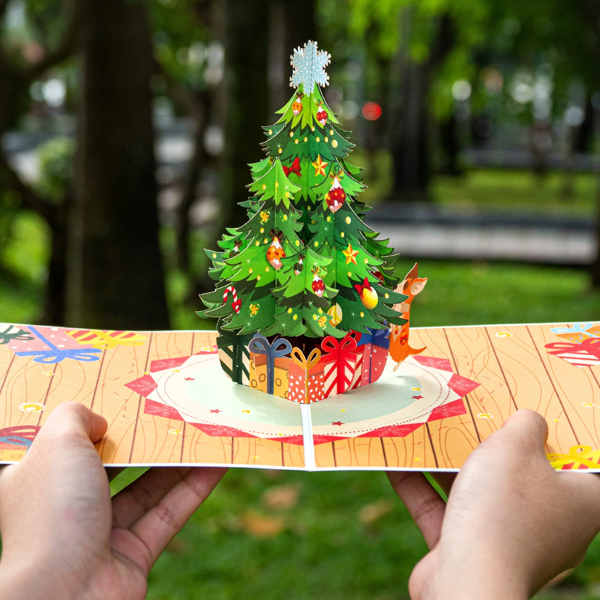 Christmas Tree Pop Up Card - Image 3