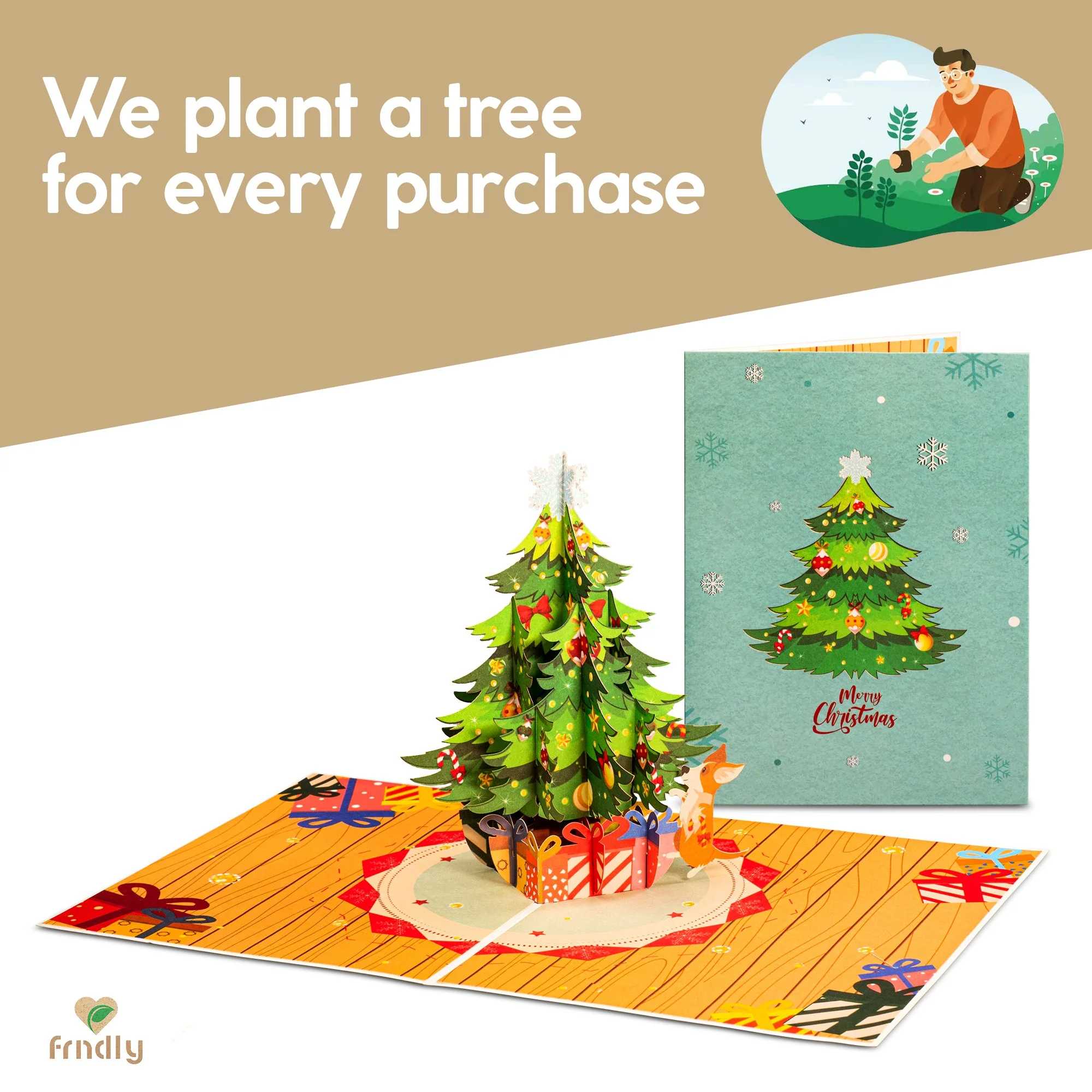 Christmas Tree Pop Up Card - Image 6