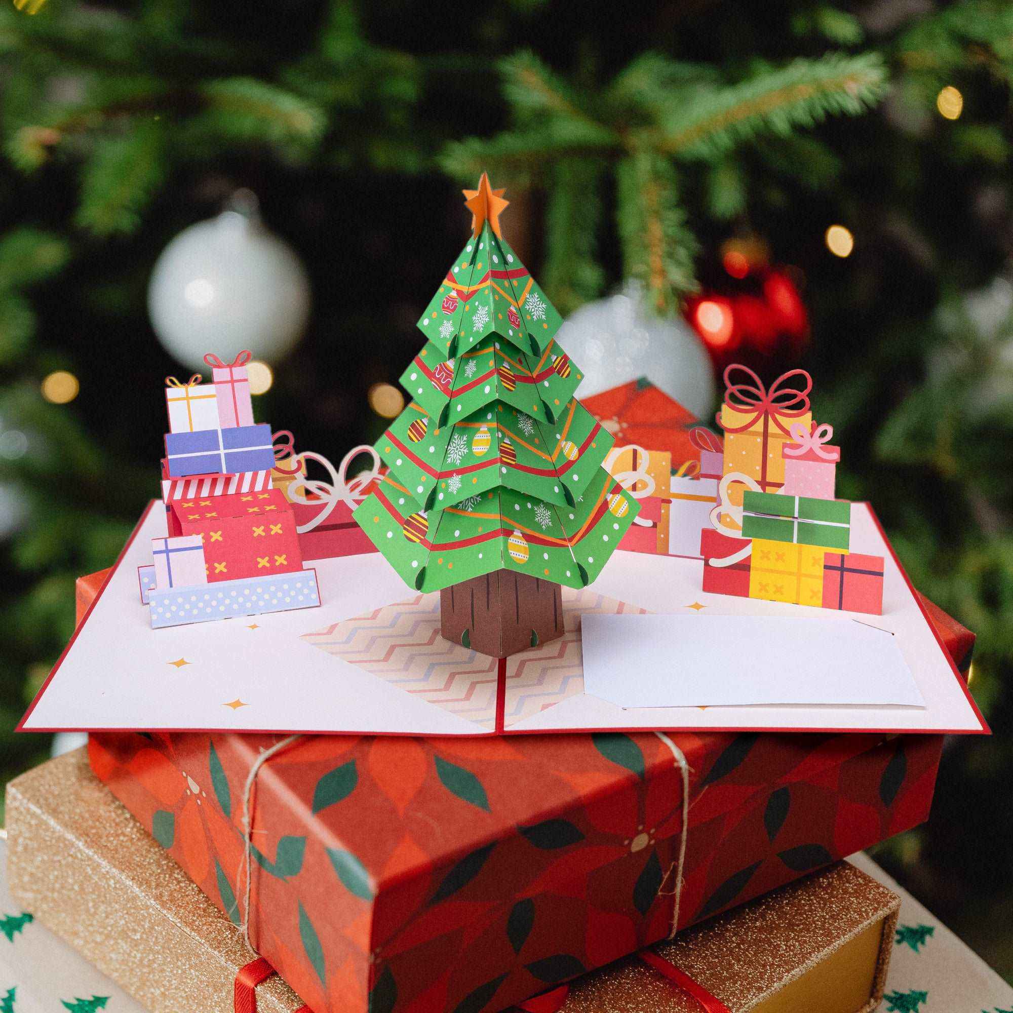 Christmas Tree Pop Up Card - Image 3