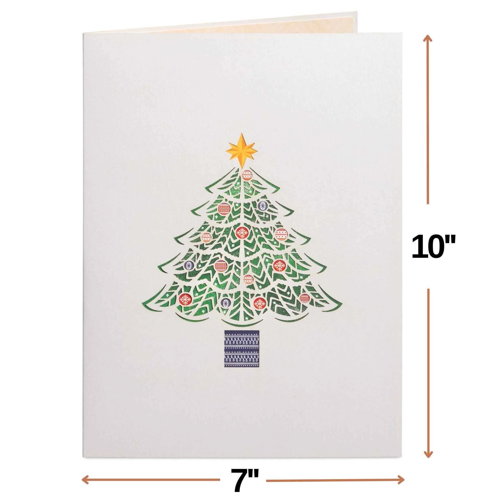 Christmas Tree Pop Up Card with Keepsake Gift - Image 6