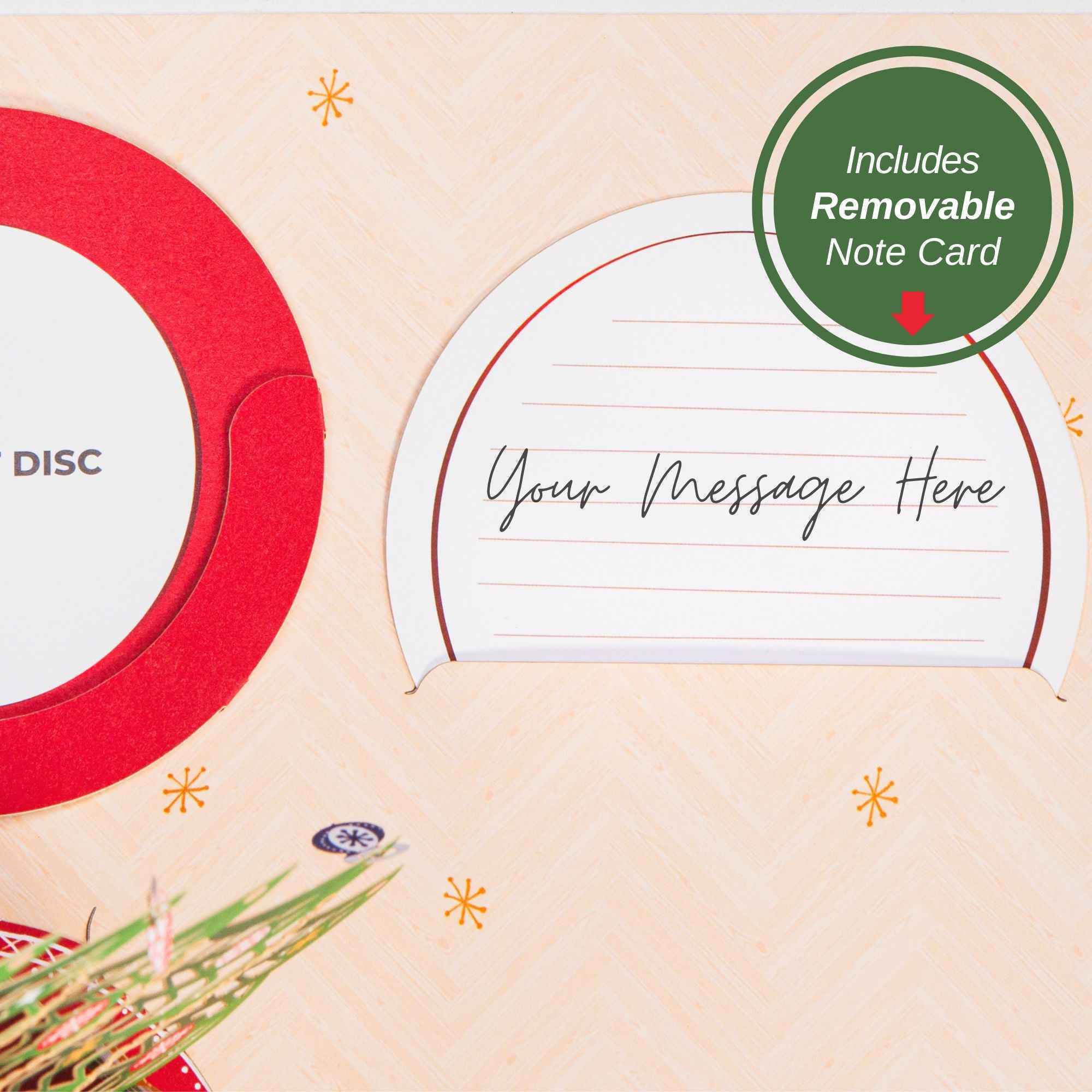 Christmas Tree Pop Up Card with Keepsake Gift - Image 8
