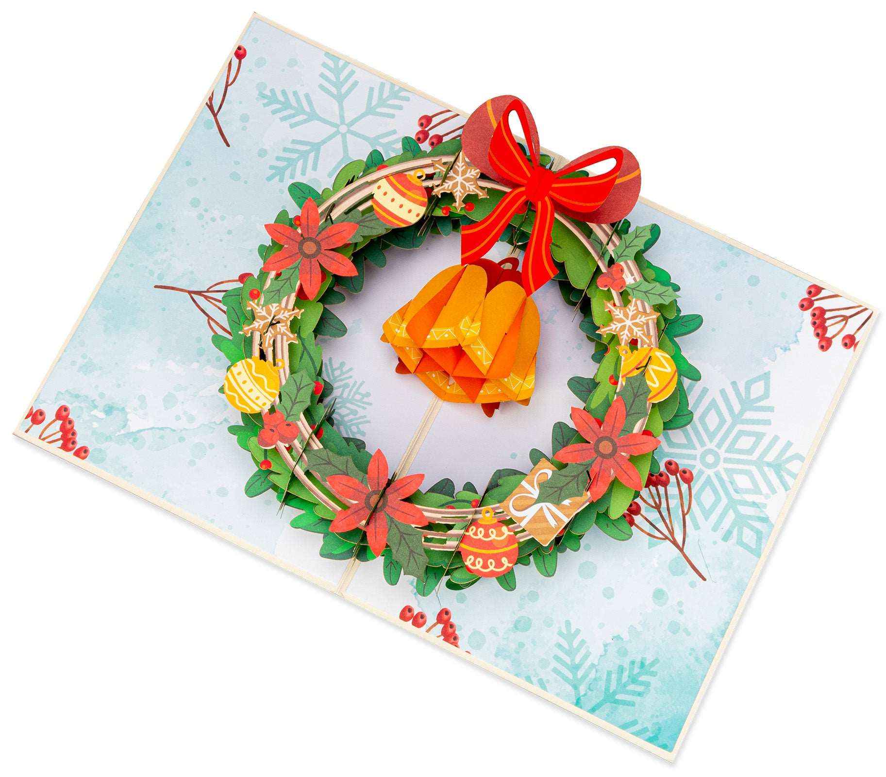 Christmas Wreath Pop Up Card - Image 5