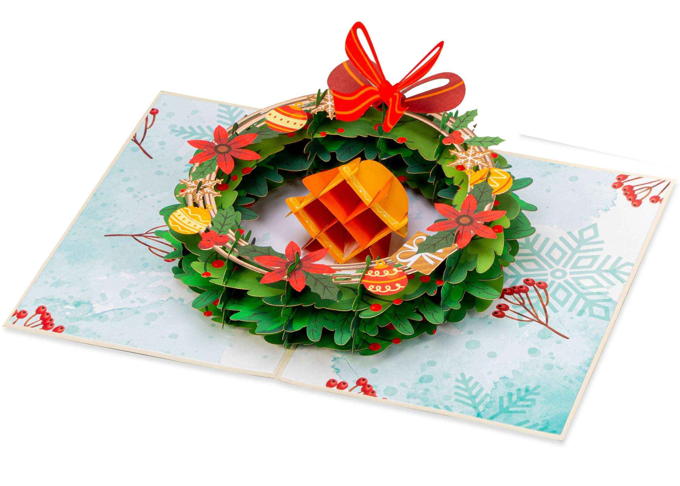 Christmas Wreath Pop Up Card - Image 6